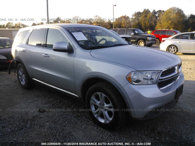 1C4RDHAG4CC146782 - 2012 DODGE DURANGO SXT SILVER photo 1