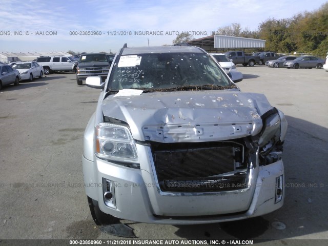 2GKALREK3F6413285 - 2015 GMC TERRAIN SLE SILVER photo 6