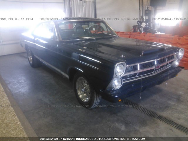 7K42S222961 - 1967 FORD FAIRLANE BLUE photo 1