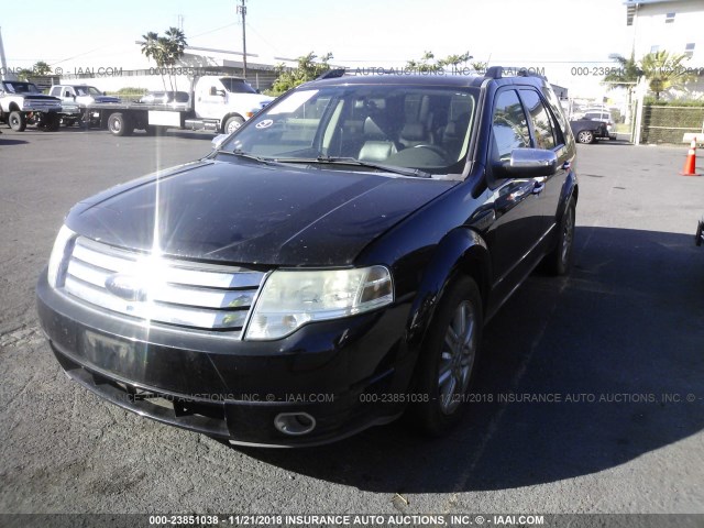 1FMDK06W38GA33239 - 2008 FORD TAURUS X LIMITED BLACK photo 2