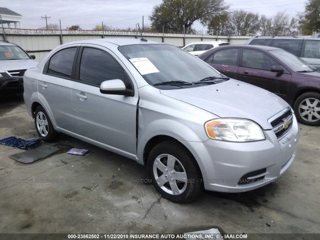 KL1TD5DE9AB134829 - 2010 CHEVROLET AVEO LS/LT Արծաթագույն լուսանկար 1