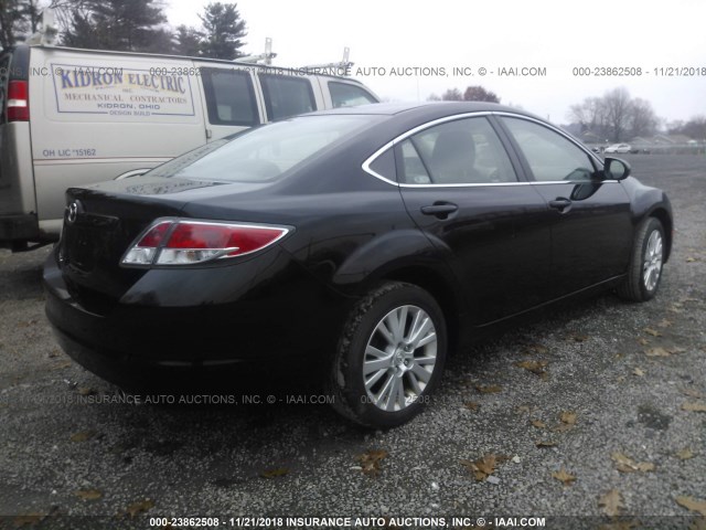 1YVHZ8CH1A5M55155 - 2010 MAZDA 6 I Noir photo 4