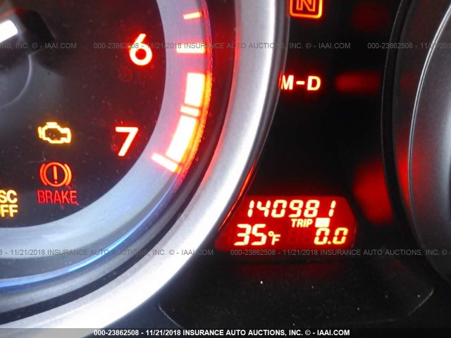 1YVHZ8CH1A5M55155 - 2010 MAZDA 6 I Noir photo 7