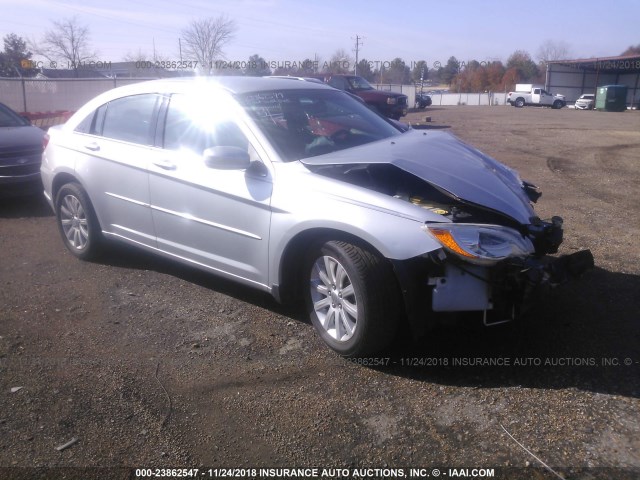 1C3CCBBBXCN113108 - 2012 CHRYSLER 200 TOURING SILVER photo 1