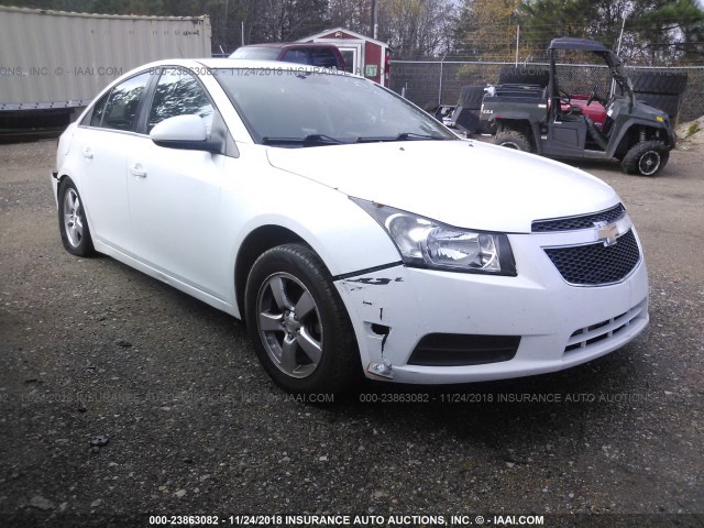 1G1PC5SB6E7130003 - 2014 CHEVROLET CRUZE LT WHITE photo 1