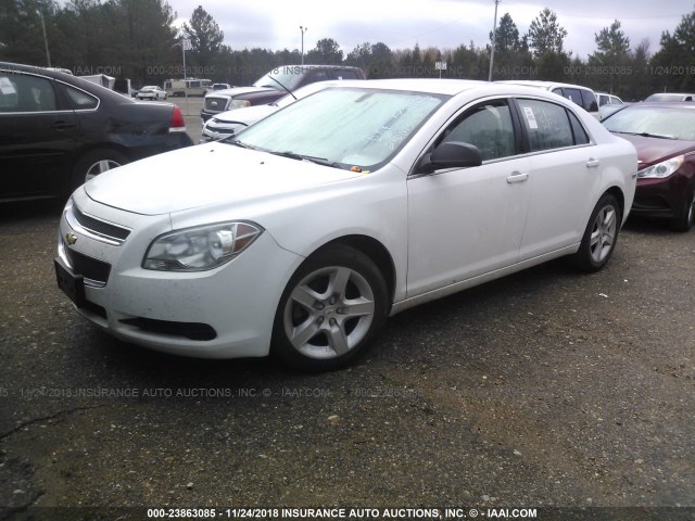 1G1ZA5E07AF282025 - 2010 CHEVROLET MALIBU LS 白色 照片 2