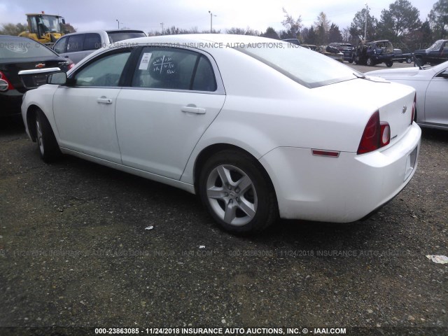 1G1ZA5E07AF282025 - 2010 CHEVROLET MALIBU LS 白色 照片 3