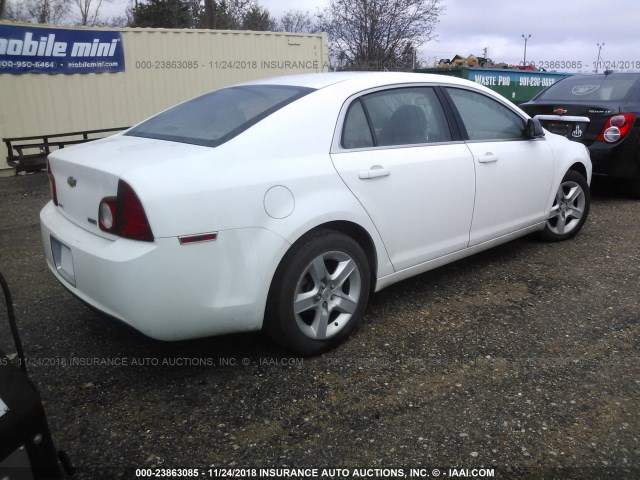 1G1ZA5E07AF282025 - 2010 CHEVROLET MALIBU LS 白色 照片 4