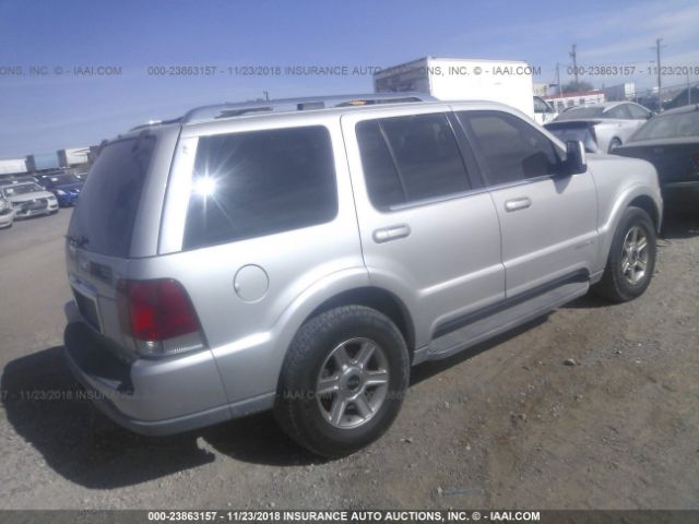 5LMEU78H63ZJ24781 - 2003 LINCOLN AVIATOR 银色 照片 4