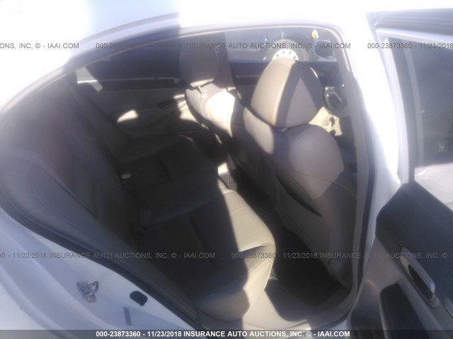 19XFA1F91BE003065 - 2011 HONDA CIVIC EXL WHITE photo 8