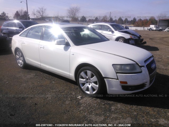 WAUDT74F15N050445 - 2005 AUDI A6 3.2 QUATTRO WHITE photo 1