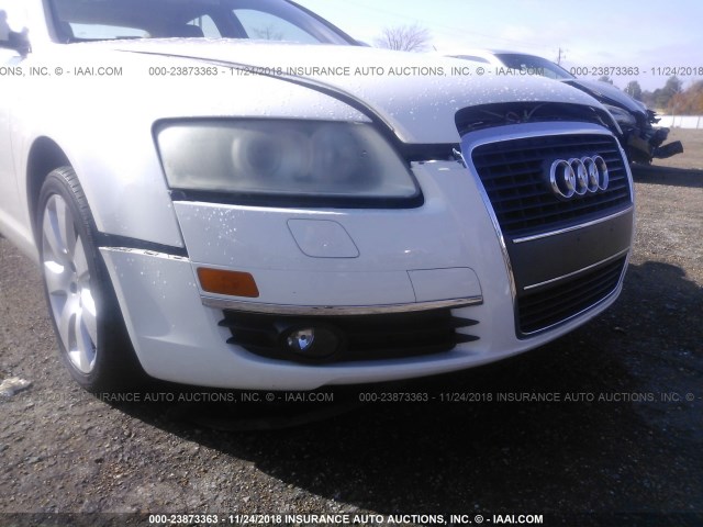 WAUDT74F15N050445 - 2005 AUDI A6 3.2 QUATTRO WHITE photo 6