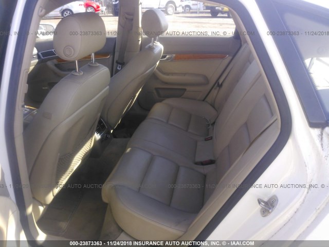 WAUDT74F15N050445 - 2005 AUDI A6 3.2 QUATTRO WHITE photo 8