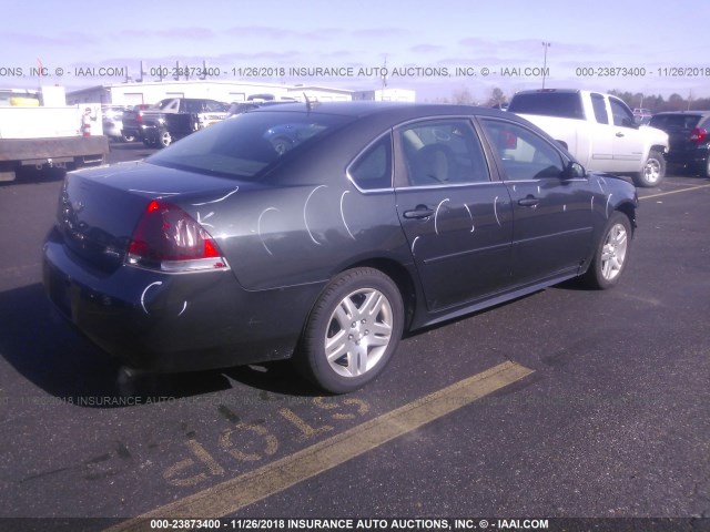 2G1WB5E32E1102229 - 2014 CHEVROLET IMPALA LIMITED  GRAY photo 4