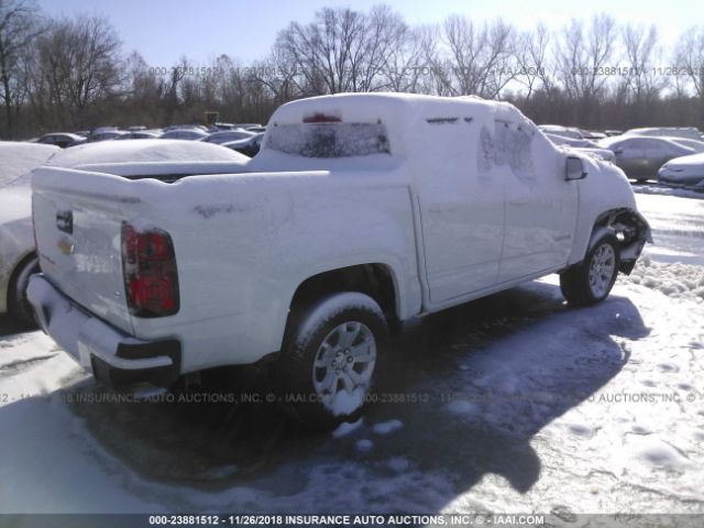 1GCGTCENXK1106755 - 2019 CHEVROLET COLORADO LT WHITE photo 4