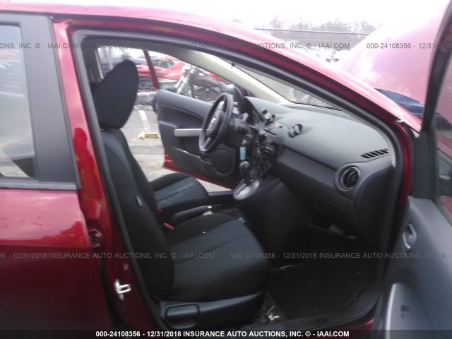 JM1DE1KY4E0181378 - 2014 MAZDA MAZDA2 SPORT RED photo 4