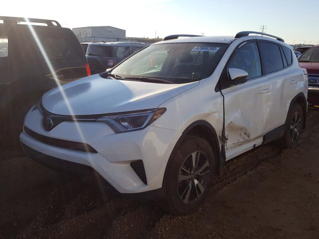 2T3BFREV5JW763533 - 2018 TOYOTA RAV4 LE WHITE photo 2