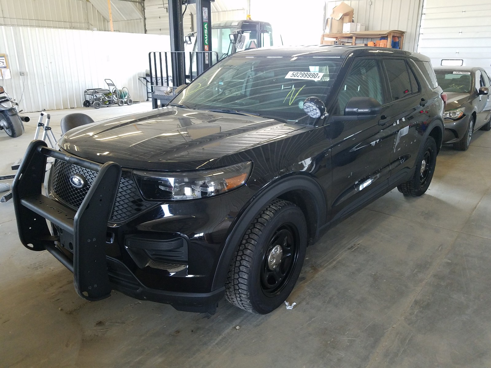 1FM5K8AW6LGB84174 - 2020 FORD EXPLORER POLICE INTERCEPTOR BLACK photo 2