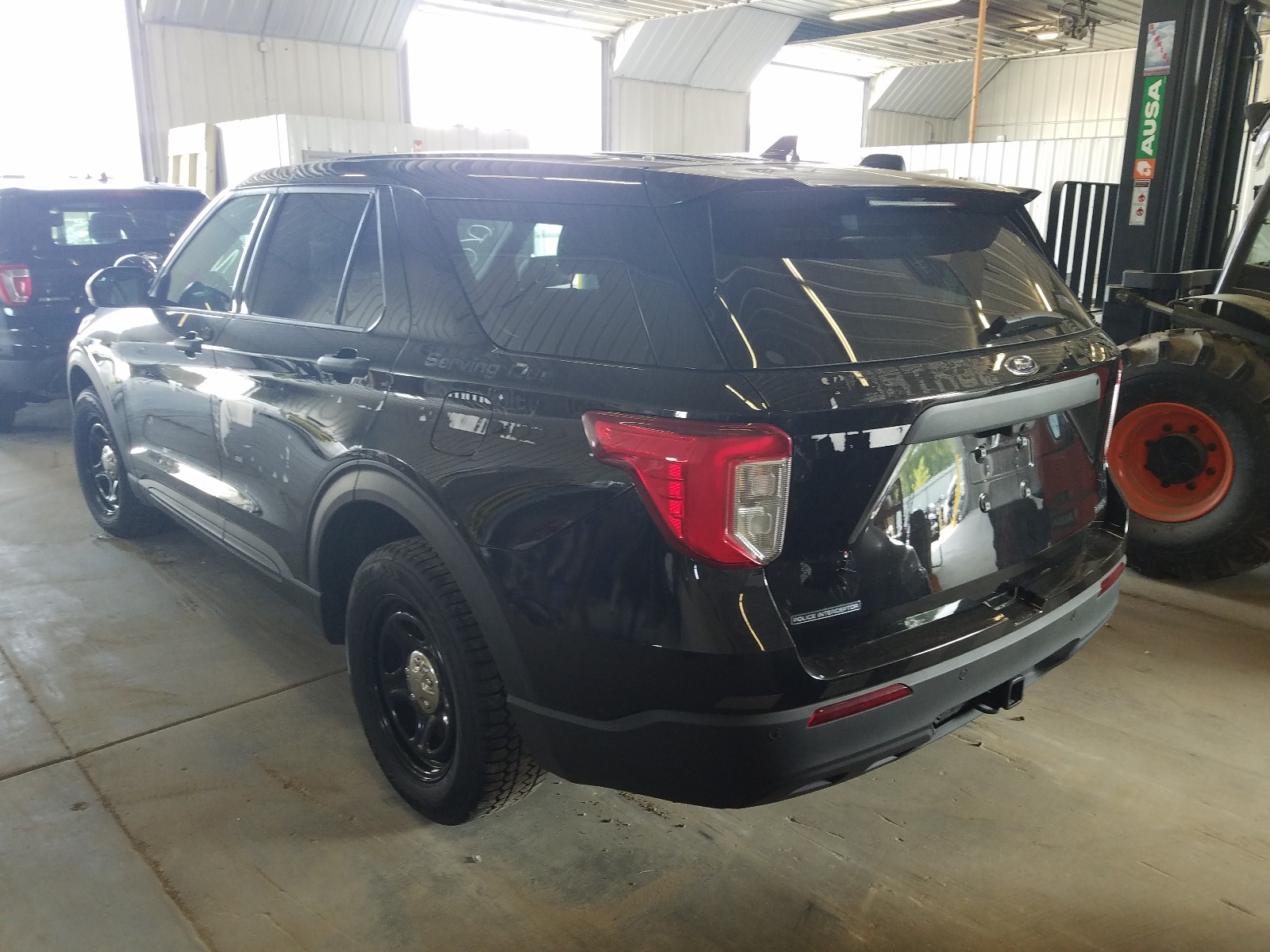 1FM5K8AW6LGB84174 - 2020 FORD EXPLORER POLICE INTERCEPTOR BLACK photo 3