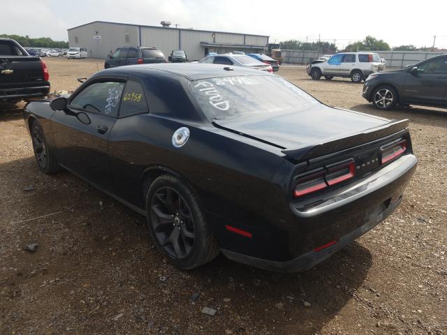 2C3CDZAGXJH183247 - 2018 DODGE CHALLENGER SXT Black photo 3