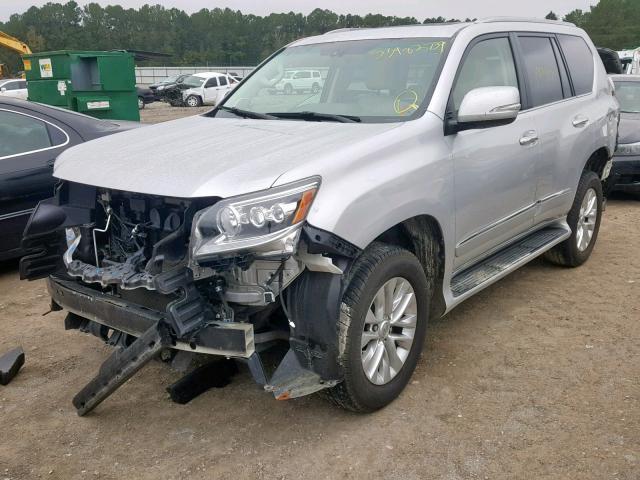 JTJBM7FXXE5078402 - 2014 LEXUS GX SILVER photo 2