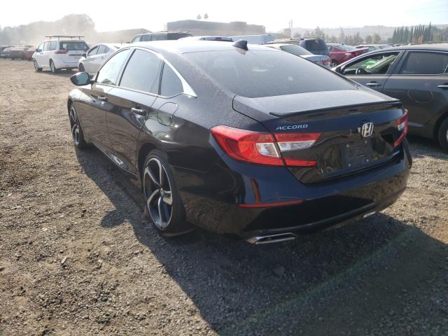 1HGCV1F31JA198915 - 2018 HONDA ACCORD SPORT BLACK photo 3