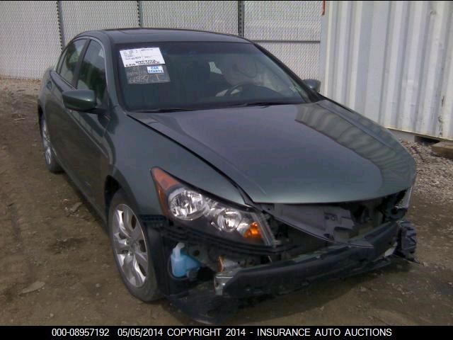 1HGCP25818A095761 - 2008 HONDA ACCORD EX-L GREEN photo 1