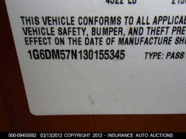 1G6DM57N130155345 - 2003 CADILLAC CTS ORANGE photo 9