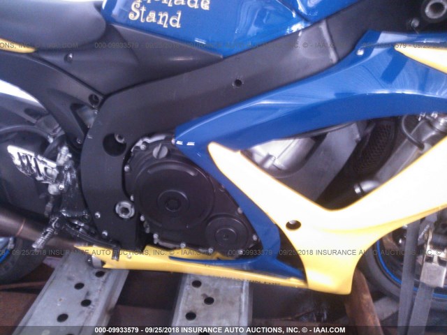 JS1GR7KAX72104605 - 2007 SUZUKI GSX-R750 BLUE photo 8